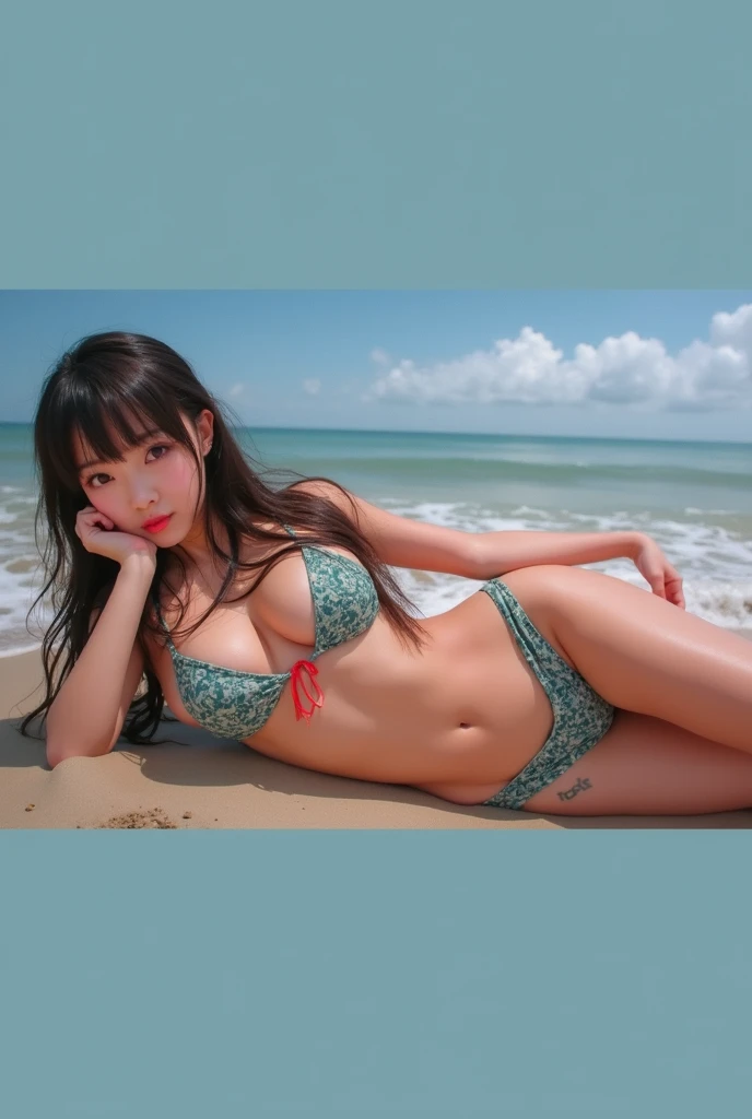 
arafed asian woman in a  laying on the beach, Yasumoto Oka, Yoshitomo Nara, For whom?, My motto is Teshirogi, , Young Sensual Gravure Idol, Young and cute gravure idol, Tatsuyuki Tanaka HD, mao hamaguchi, Kazami Yuuka, Marine Kitagawa