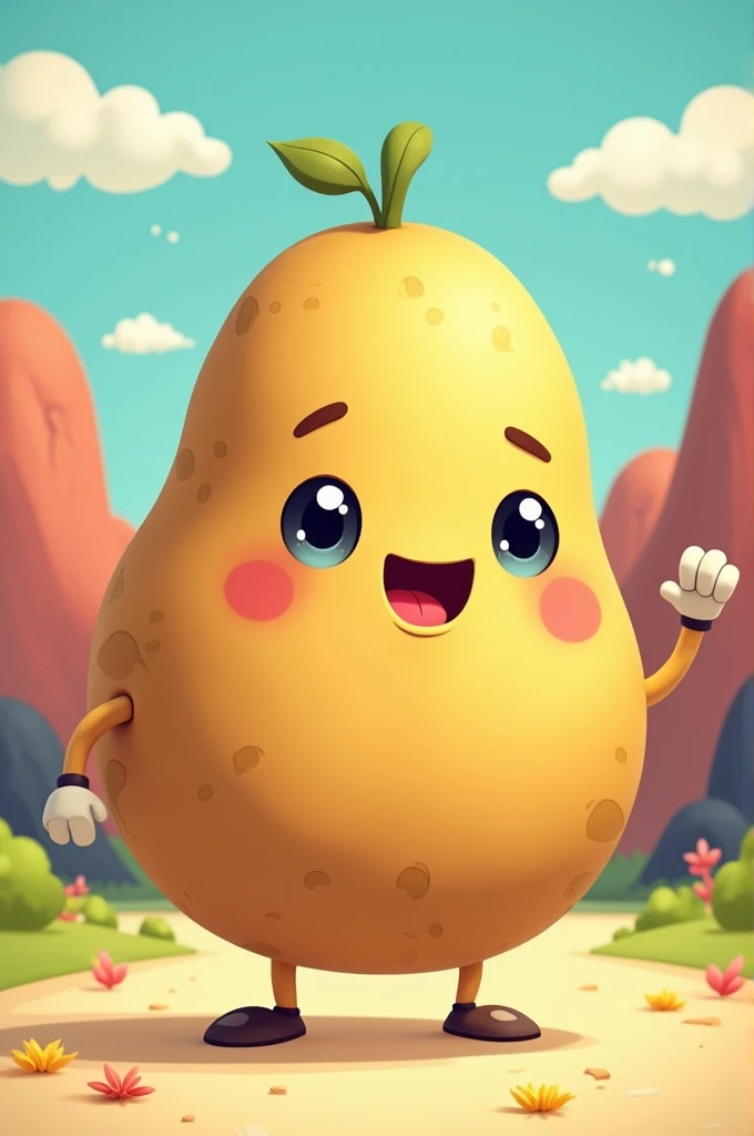Potato cartoon