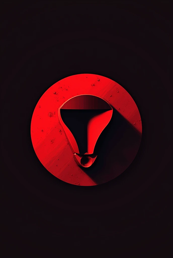 create me the logo of a football team called ficayenoord, It must be circular, red and black. It must be inspired by the logo of the Dutch football team Feyenoord and in the center there must be a stylised vagina