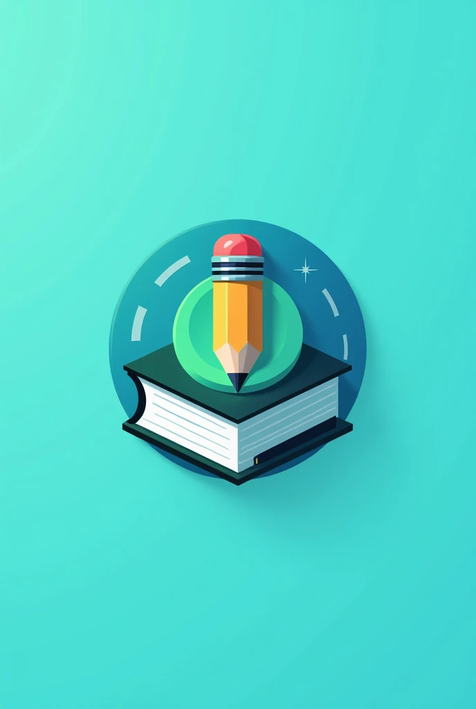 A logo that combines a book or pencil with a technological icon such as a computer, representing the modernization of teachers. Colors like blue and green to symbolize innovation and growth.