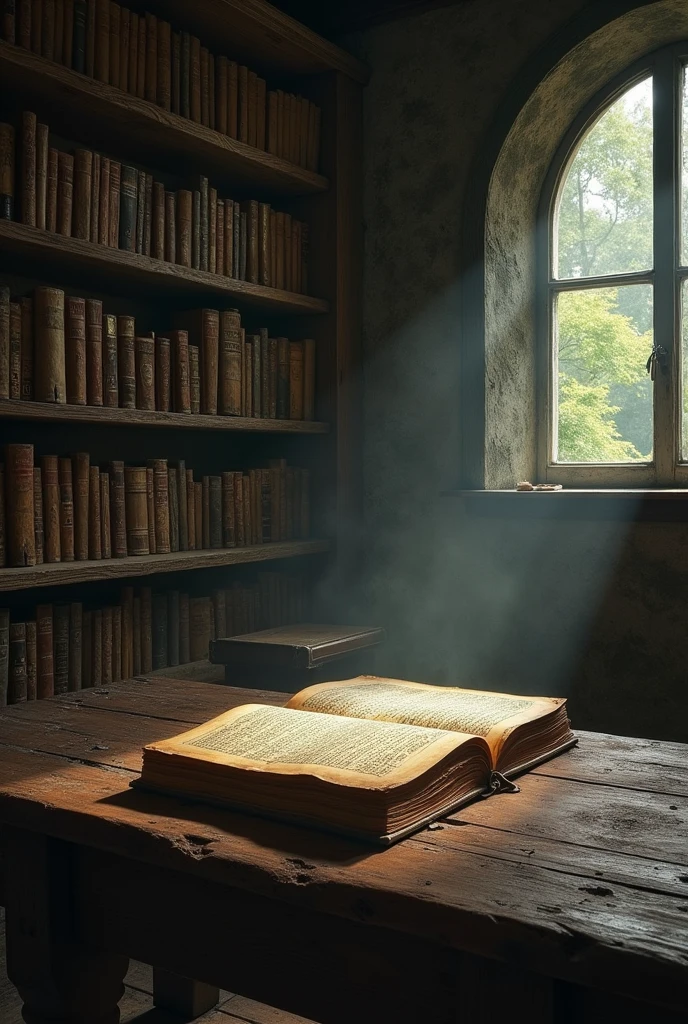 In a small forgotten library in the heart of a village surrounded by forests, There is a book that few have heard of and that no one dares to read.. It is said that the "Forbidden Manuscript" It was written by a monk in the 13th century, a man who had dedicated his life to knowledge and the search for divine truth. However, His passion led him to discover secrets that should never have been revealed..