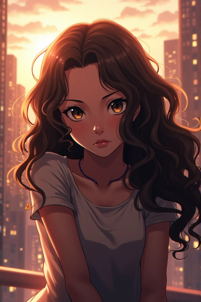 Bnha capture. Brunette girl with long brown curly hair
