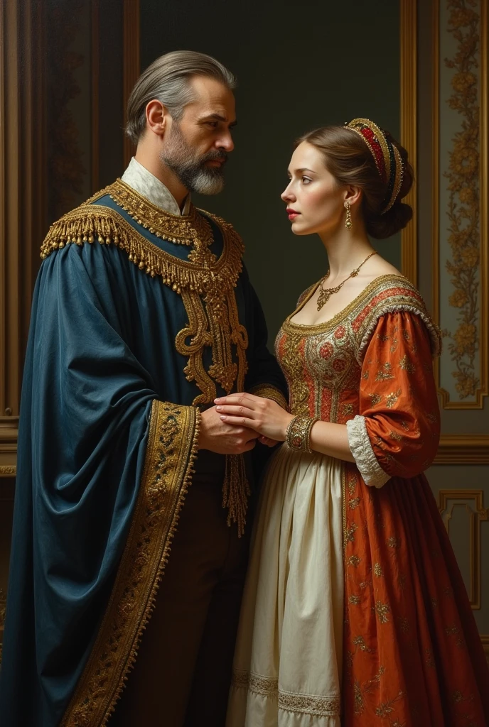 member of a prestigious family, and a young peasant woman