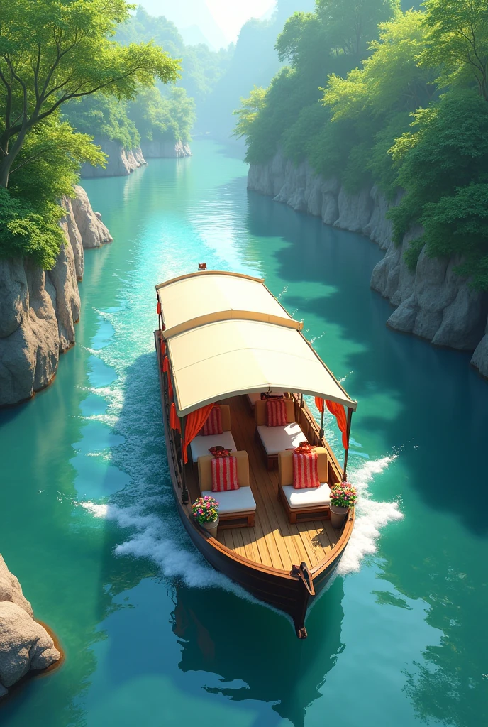 A bright and airy slow boat