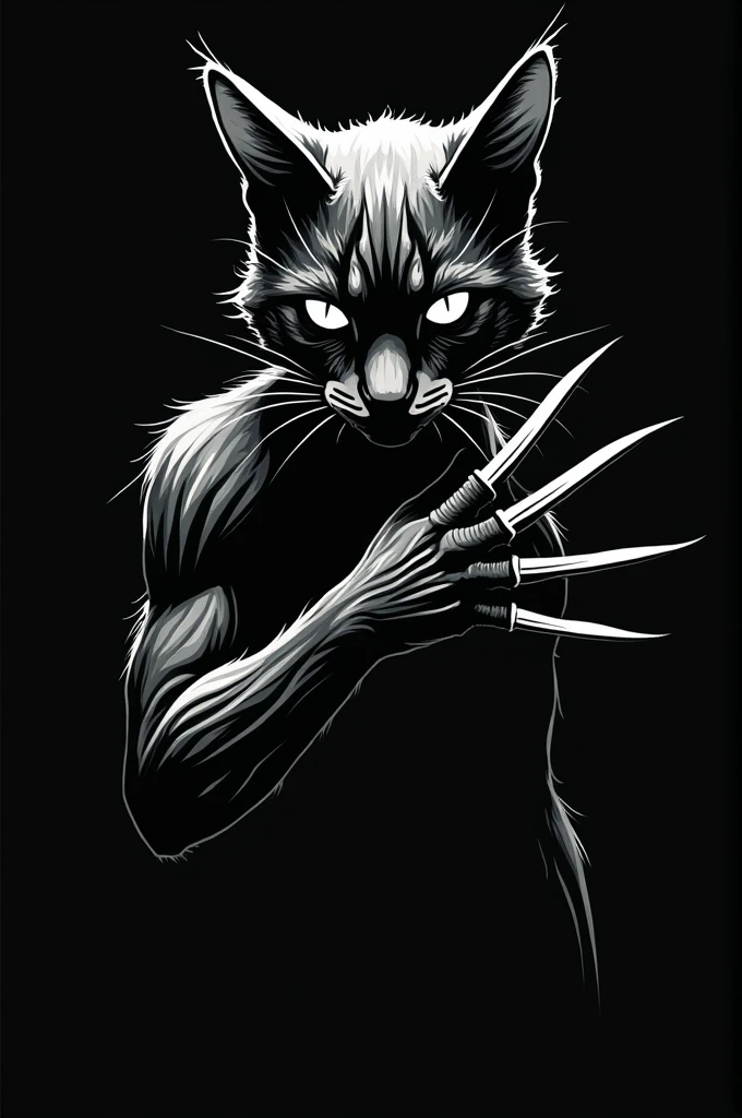FREDDY LOGO WITH WITH AND BLACK COLOUR CAT 