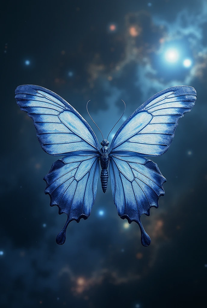 Skeleton butterfly galaxy