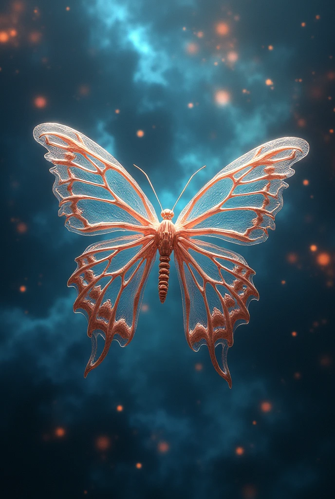 Skeleton butterfly galaxy