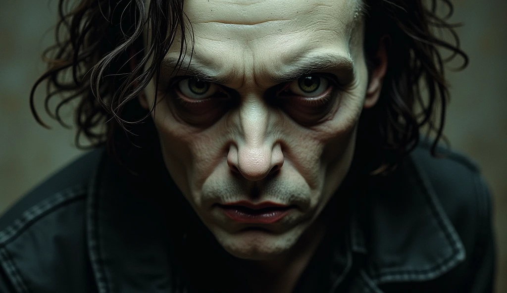 THE SERIAL KILLER CANNIBAL KARL DENKE, ultra-realistc,photorrealistic,32K,he is looking at the camera making a terrifying pose 