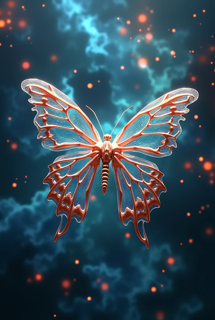 Skeleton butterfly galaxy
