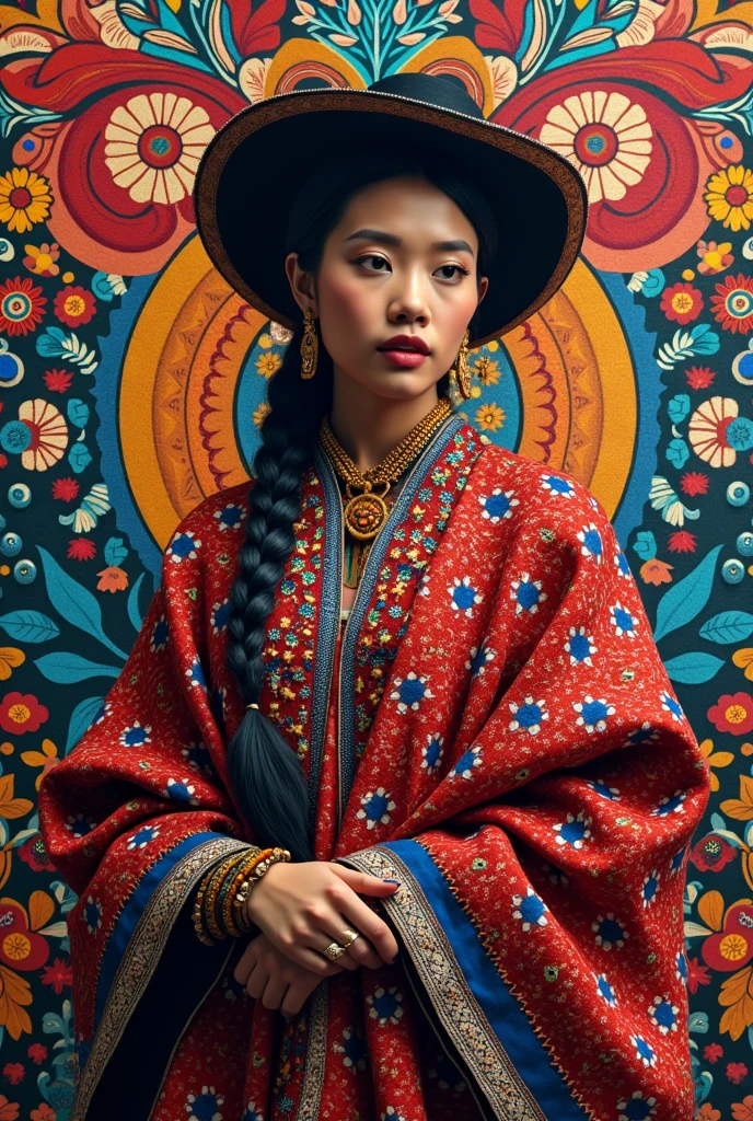 poster: THE OPPOSITES OF AI, CLOTHING FROM THE REGIONS OF ECUADOR