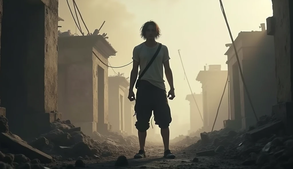 The protagonist at their lowest point—bankrupt, alone, and defeated—but then standing up and moving forward with renewed determination.
