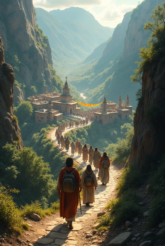 Pilgrimage on foot to the sanctuary of the Lord of Chalma