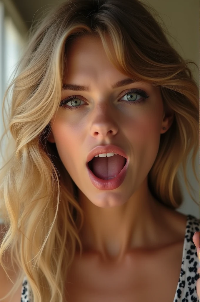 Taylor swift con un pene en la boca
