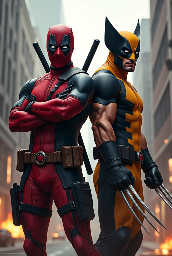 Wallpaper deadpool e wolverine 