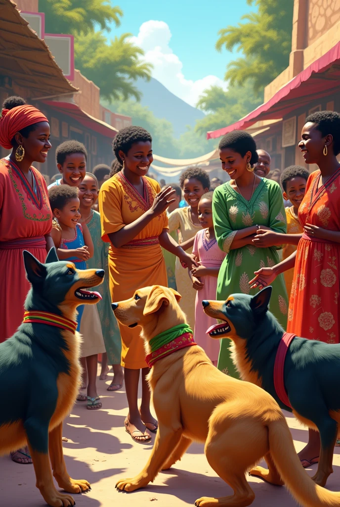Ethiopian Peoples are excited by the dogs Listing