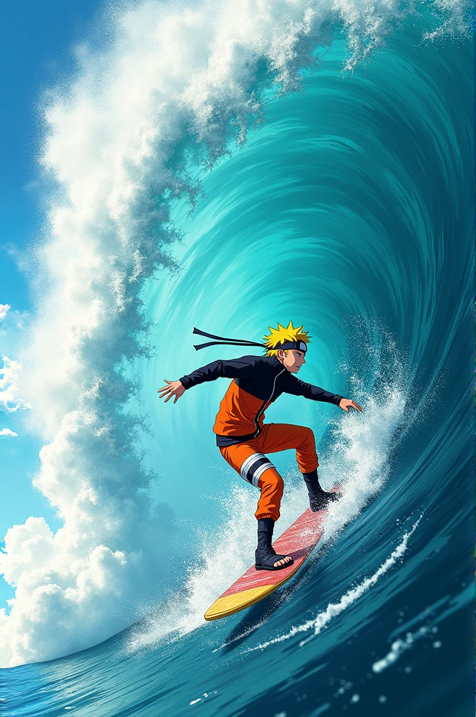Naruto surfing