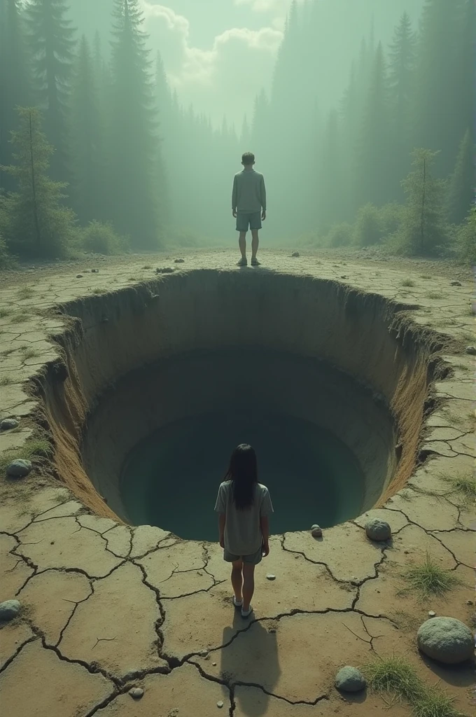 earth swallowing student
