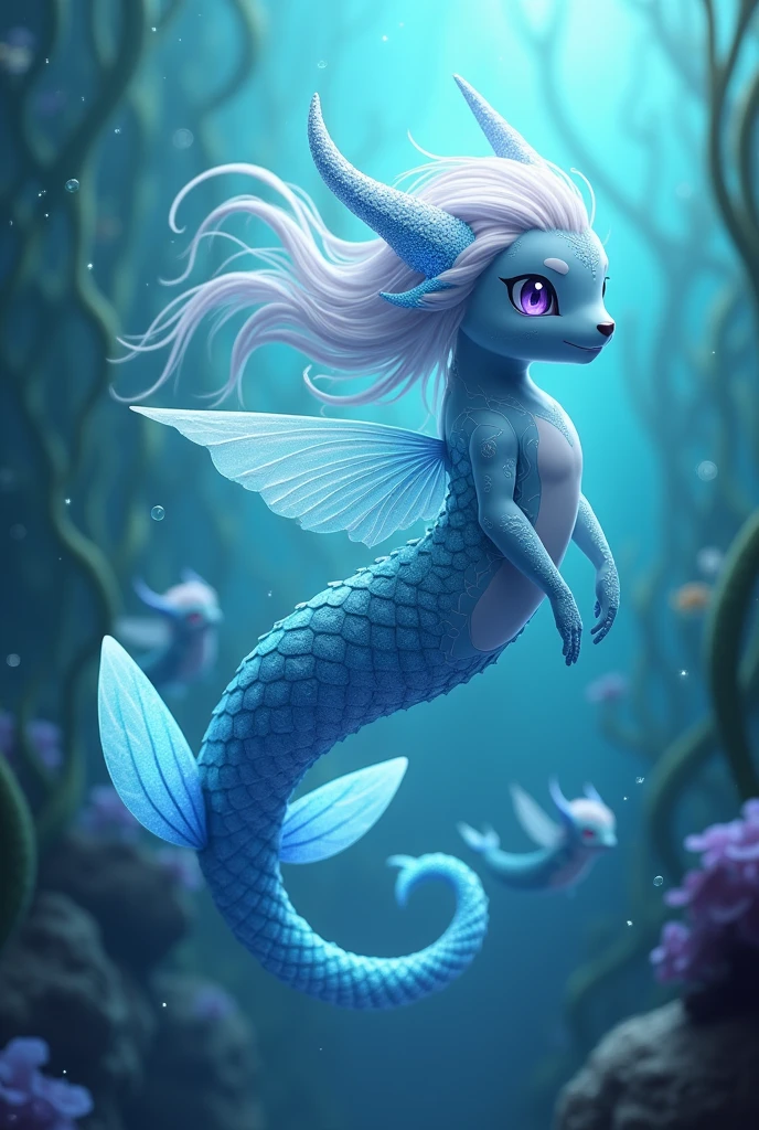 Pokémon, mermaid inspired, 3 evolutions, water and fairy type