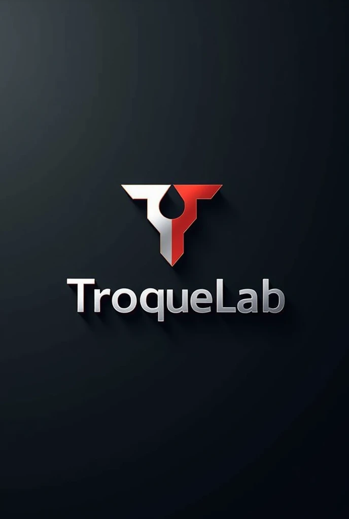 Create a logo for my company troquelab , It is a diesel engine maintenance optimization company, using the laboratory and mechanics theme to create this logo.