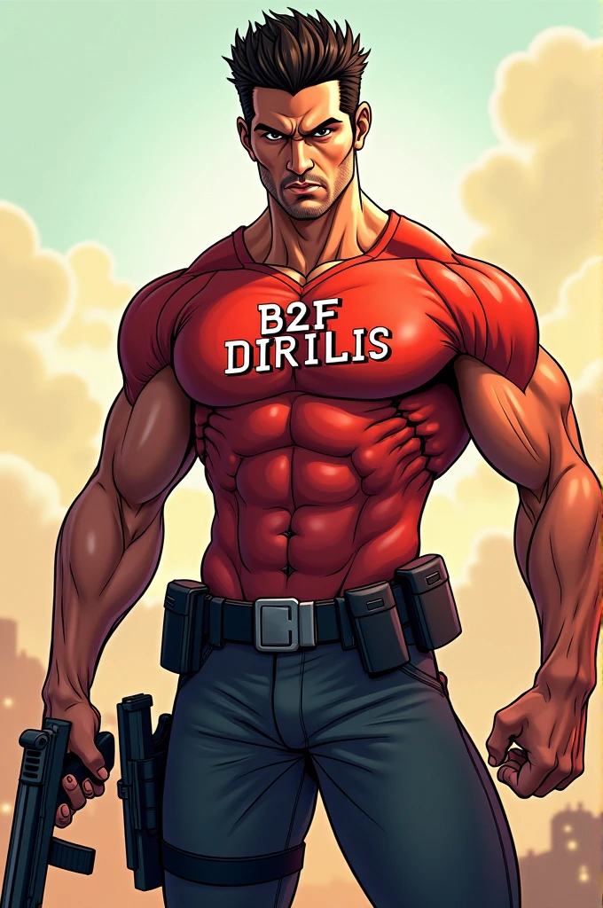 Varun dhawan animation picture with guns name on chest B2F DiRiLiS for dp