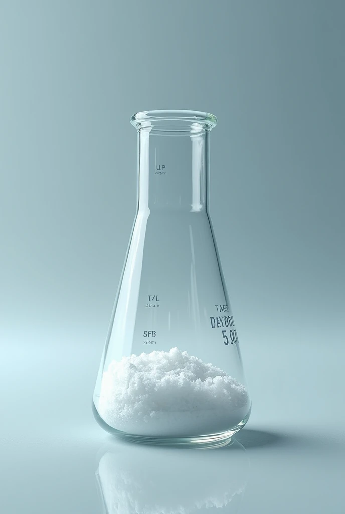 5 grams of sodium chloride in a 250 ml beaker