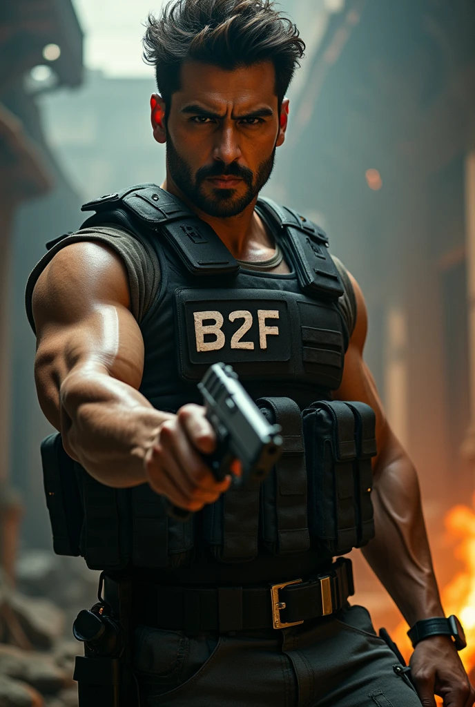 Varun dhawan  picture with guns name on chest B2F DiRiLiS for dp