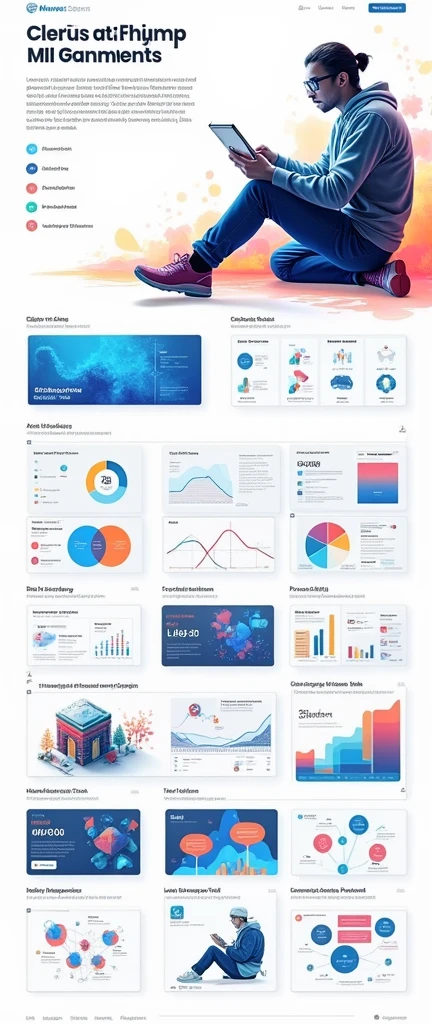 Help me generate an AI game art application analysis,Similar to long PDF,Portfolio format,Don't need too many colors,Be formal, dc's bluebettle armored, The combination of Huawei's red and technological blue,White background,Need to include typographic elements,Design elements, etc.,Novel board style,Reference dribbble,Behance and other creative websites。
