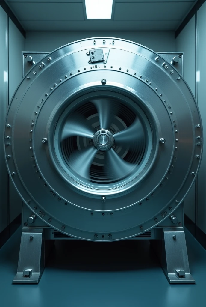 sealing fan running in sealing view in downside of front view