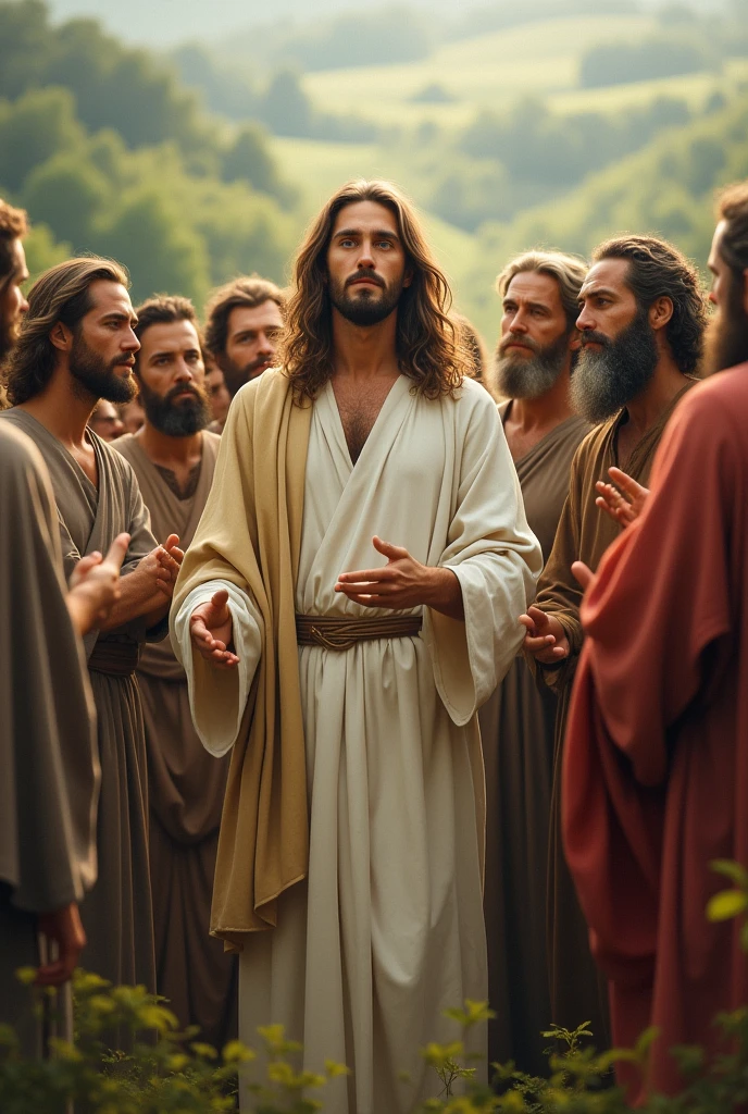 Jesus with His disciples