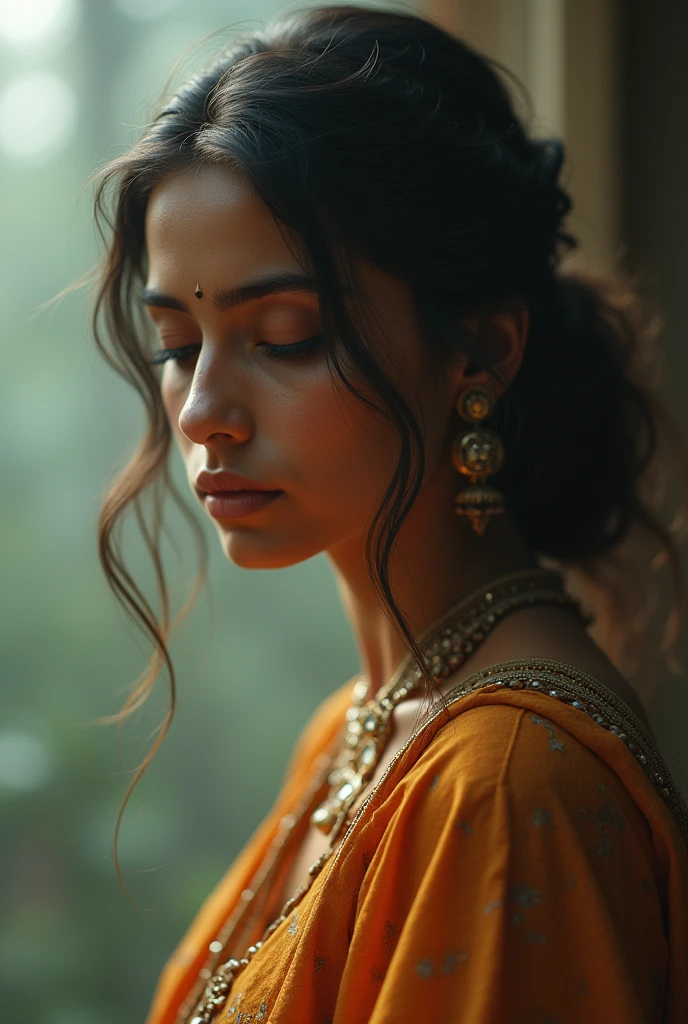 Indian lady pising
