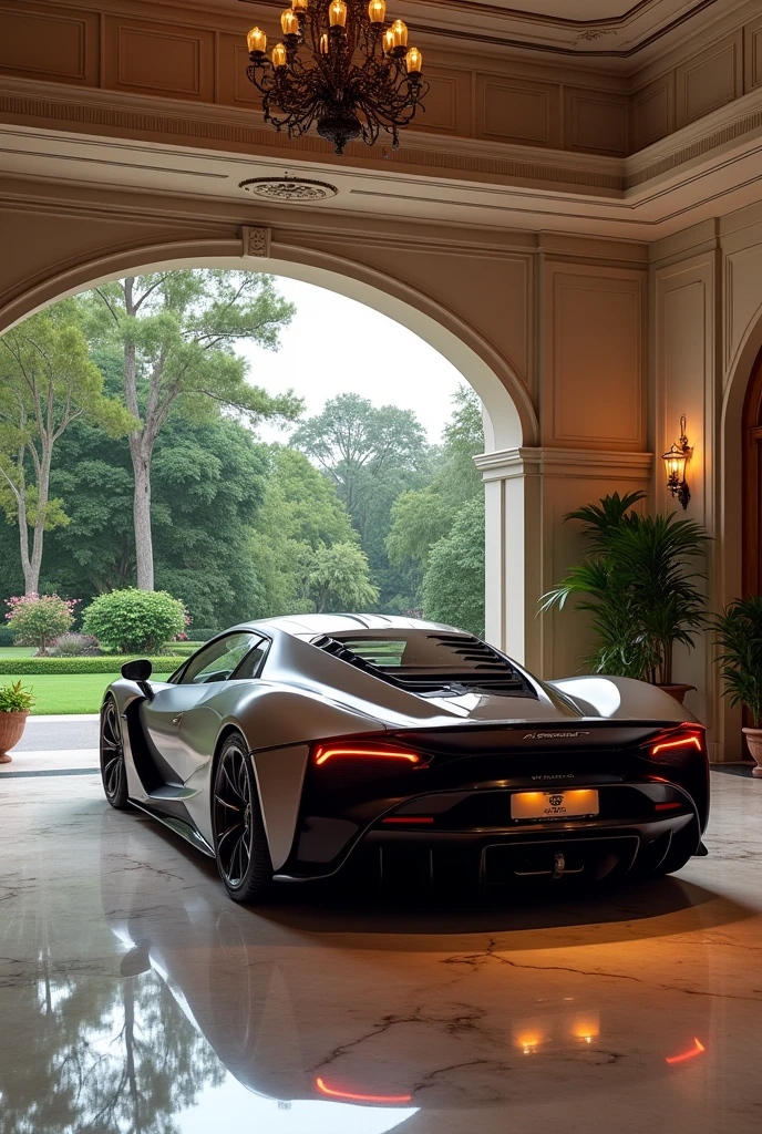 Villa garage room park a sports car image luck like real and villa note a luxury 
