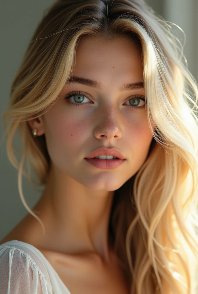 young and beautiful blonde