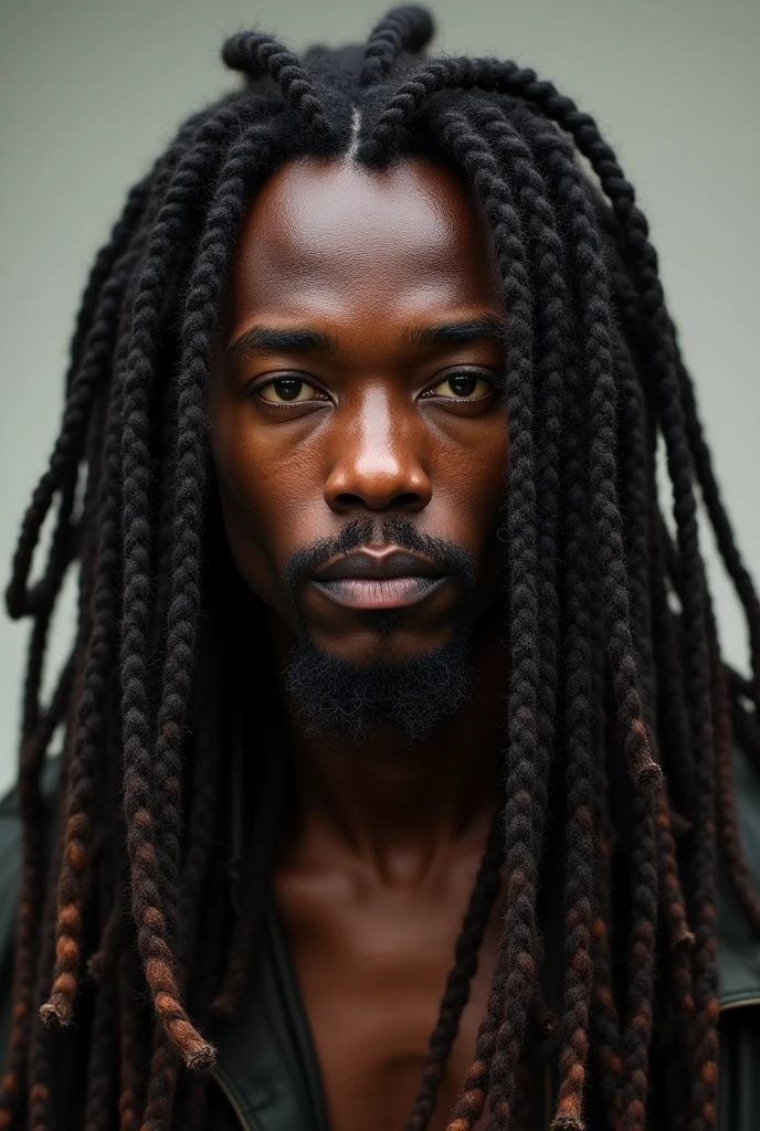 Black man with long dreadlocks
