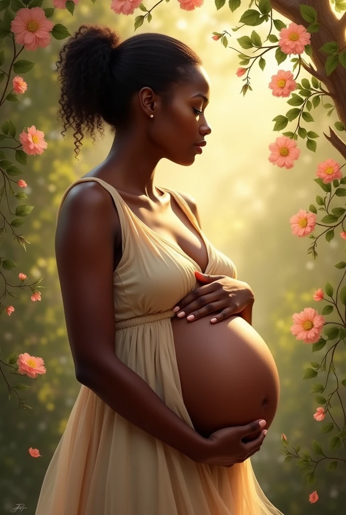 Alimentation de la femme noire enceinte