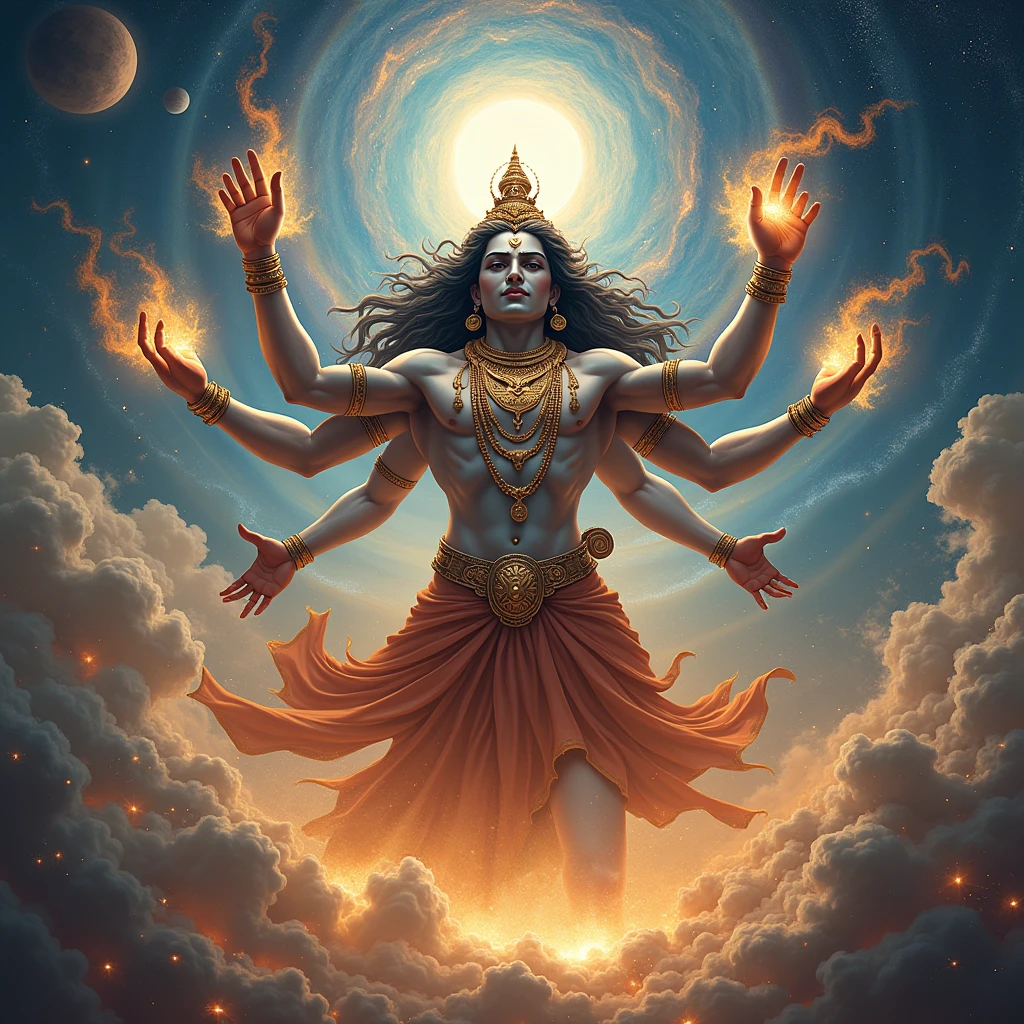 lord shankar creating the world