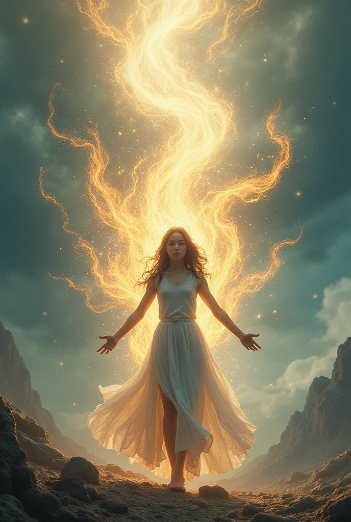 Outflow from the girl