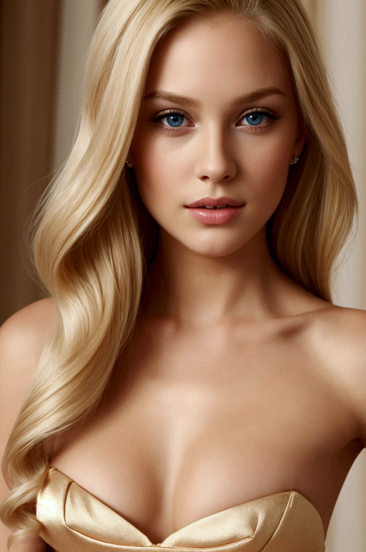 young and beautiful blonde