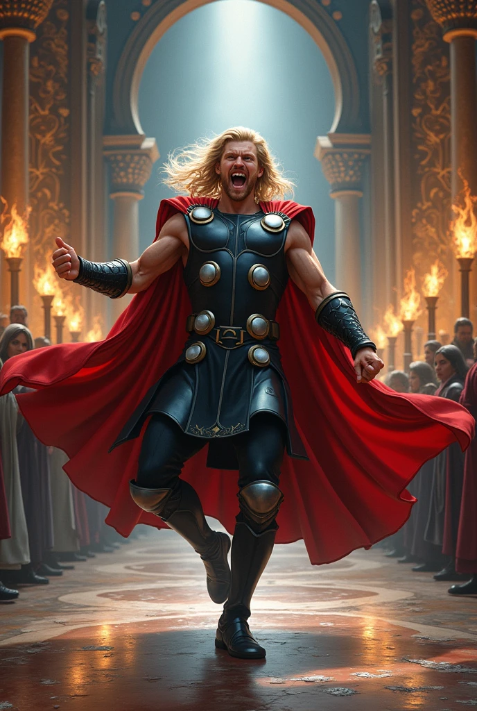 Dancing thor