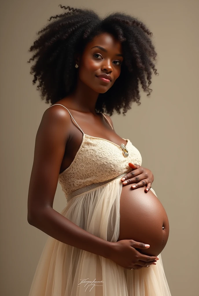 pregnant black woman 