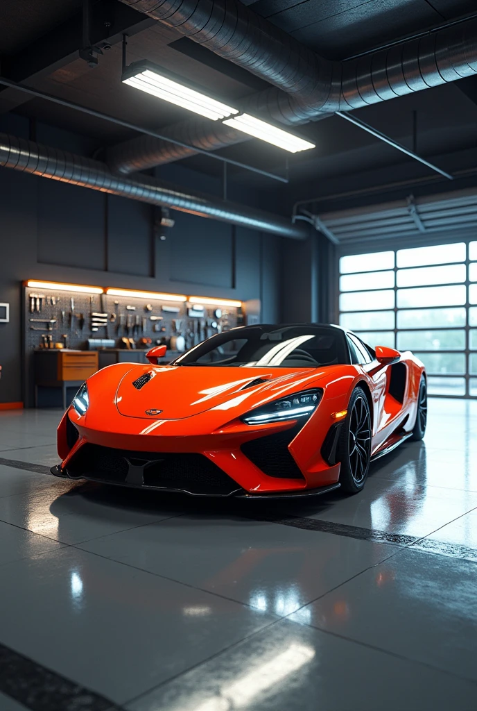 garage room park a sports car image luck like real and room note a luxury