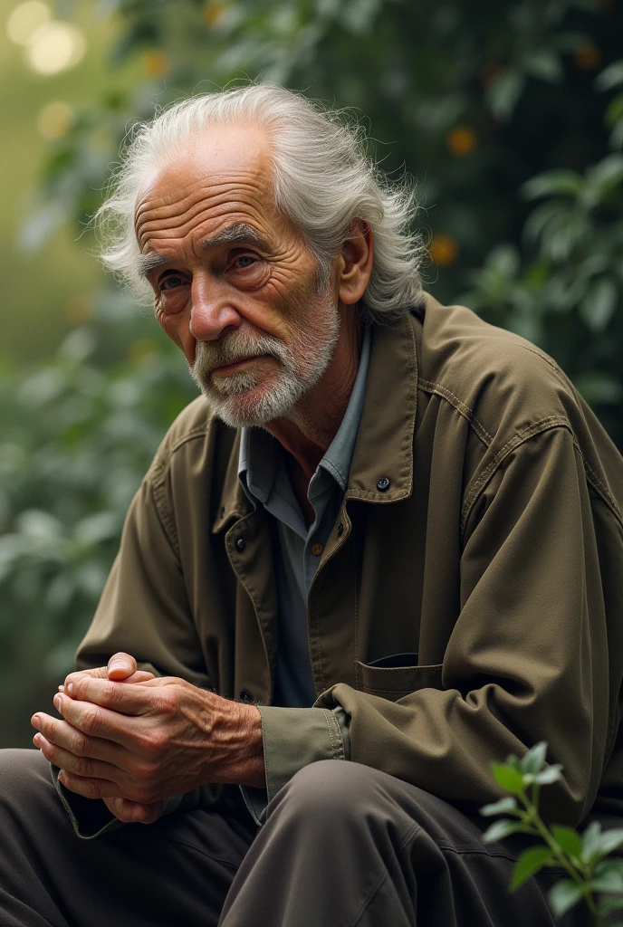 old man playing