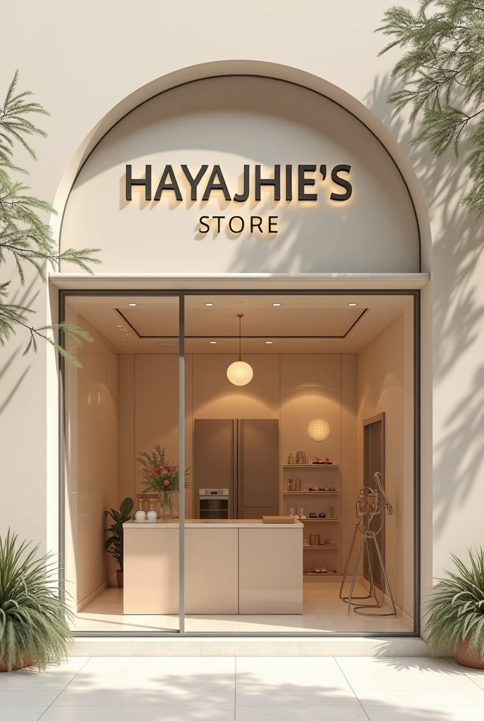 Simple cover photo with thestore name Haya Jhie's Store