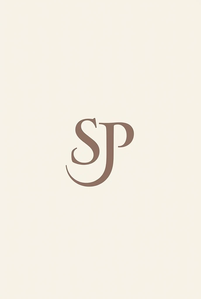 A logo with the initials SP. for psychologist. do it in a minimalist way. intertwine the letters. make it feminine