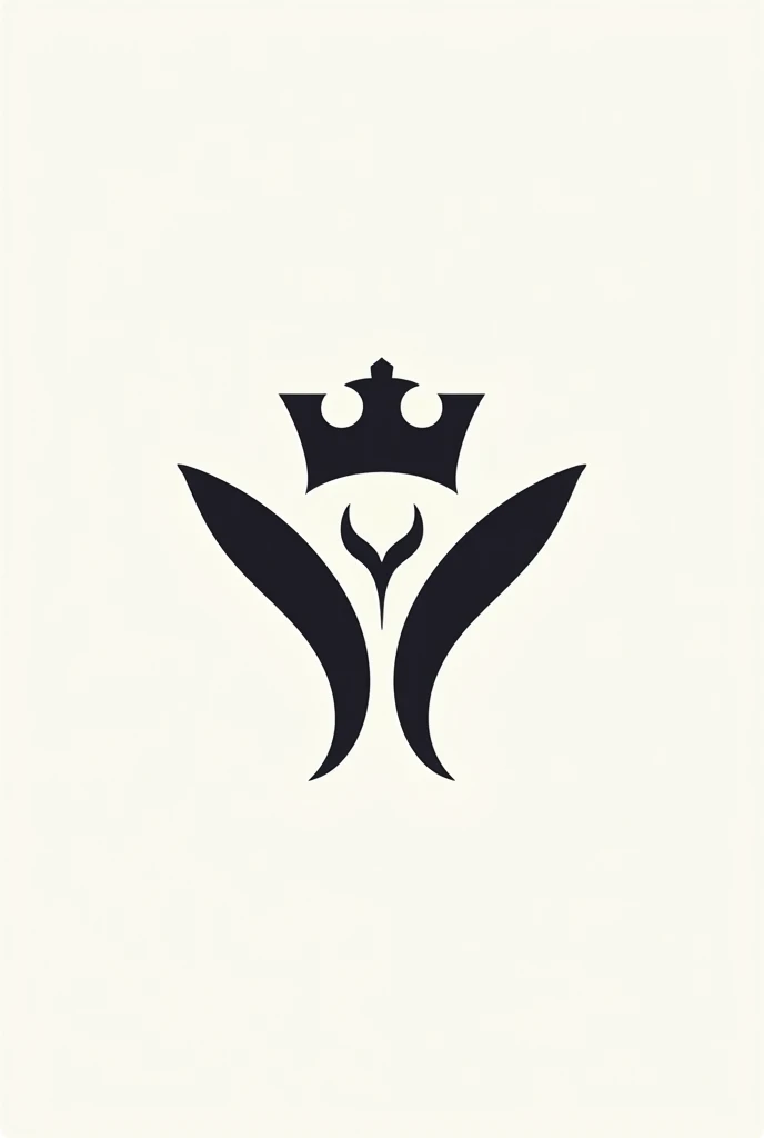 A logo for a football team that features a minimalist bat, a Spanish crown, two more creative olive trees