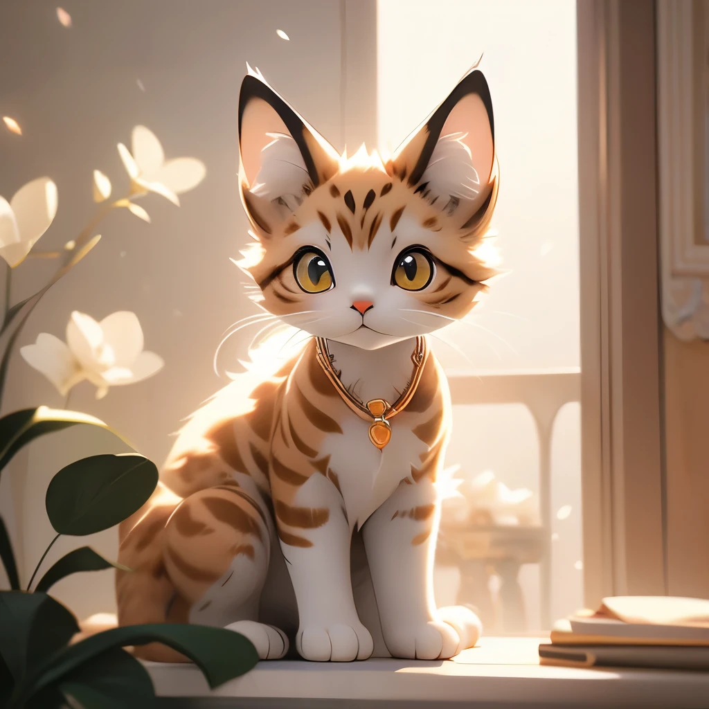 there is a cat sitting on a white surface looking at the camera, cat giraffe hybrid, the cat looks like giraffe, very handsome, spotted ultra realistic, cat dog hybrid, has a very realistic look to it, sora as a cat, tabaxi male, a handsome, high-resolution photo, cute looking, awesome cat, a cat, human cat hybrid