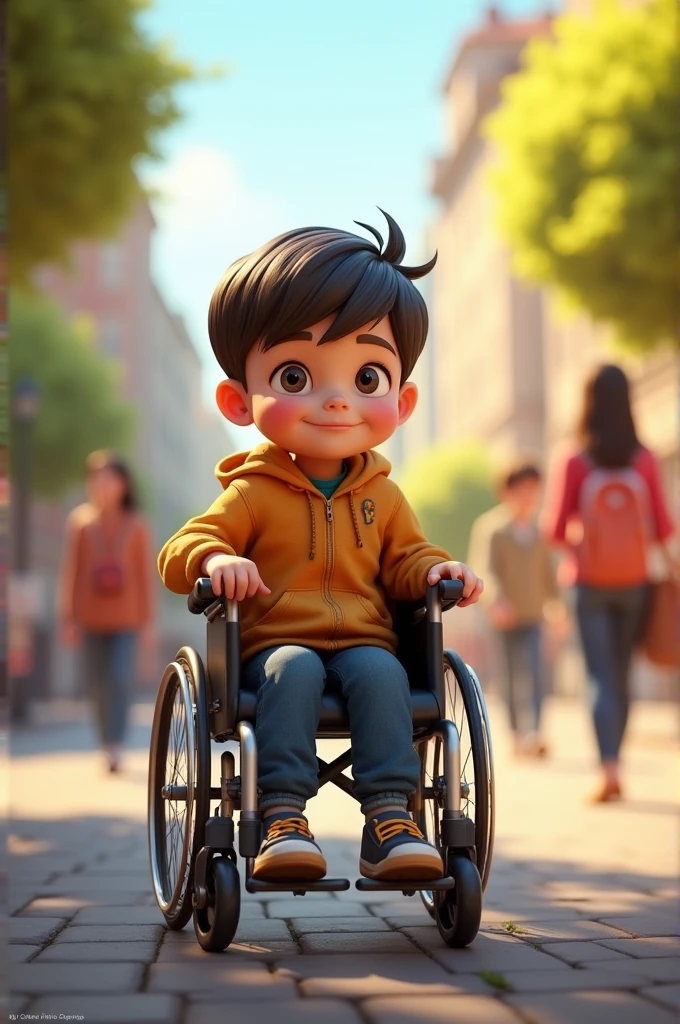 Wheelchair boy