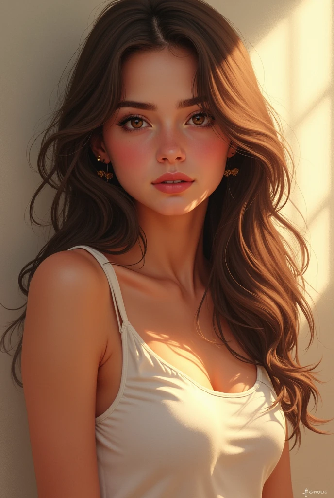 Nudity, seduction, blush, saliva,