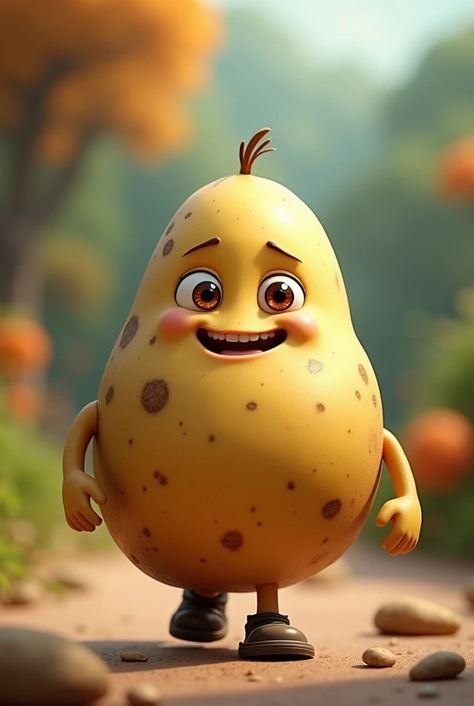 Walking potato who is cute, smart and intelligent
