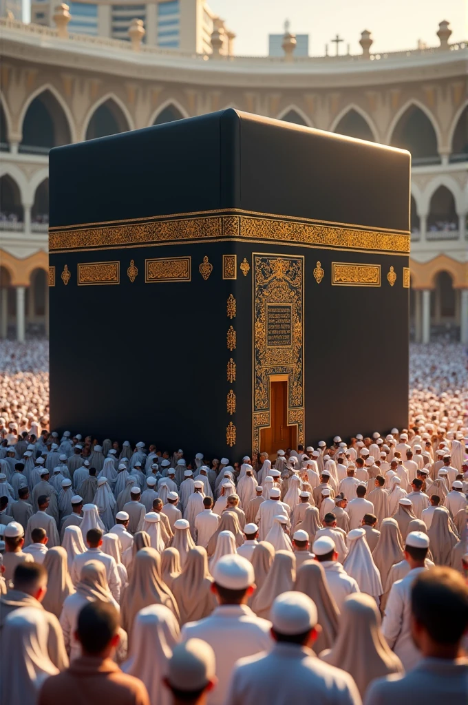 Hajis kissing the Black Stone.