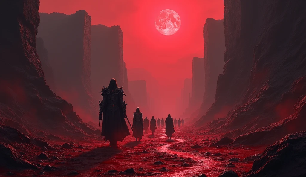 Land of blood
People suffering
Abyss
Army of dead body